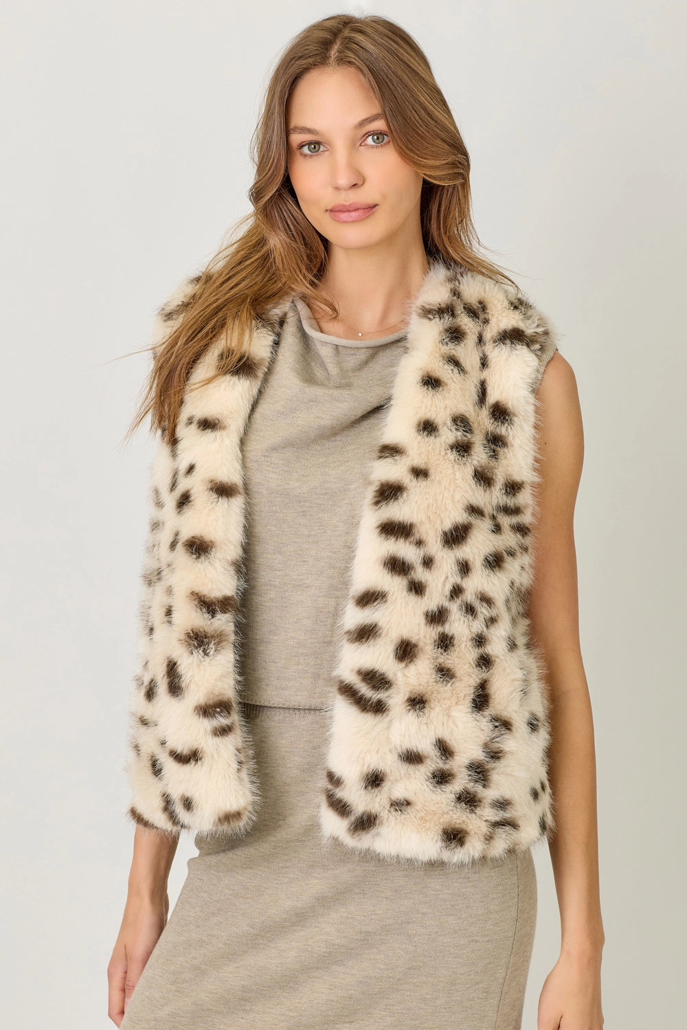 Leopard Fur Vest