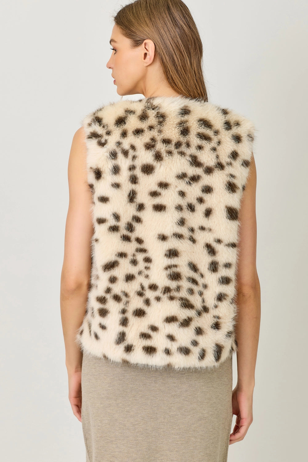 Leopard Fur Vest