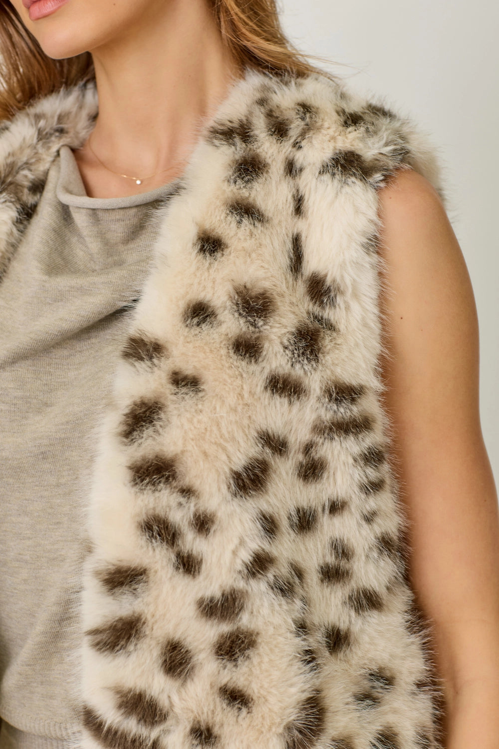 Leopard Fur Vest