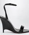 Christian Louboutin Miss Z black patent leather wedge sandals