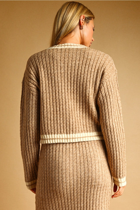 Cable Knit Knit Top