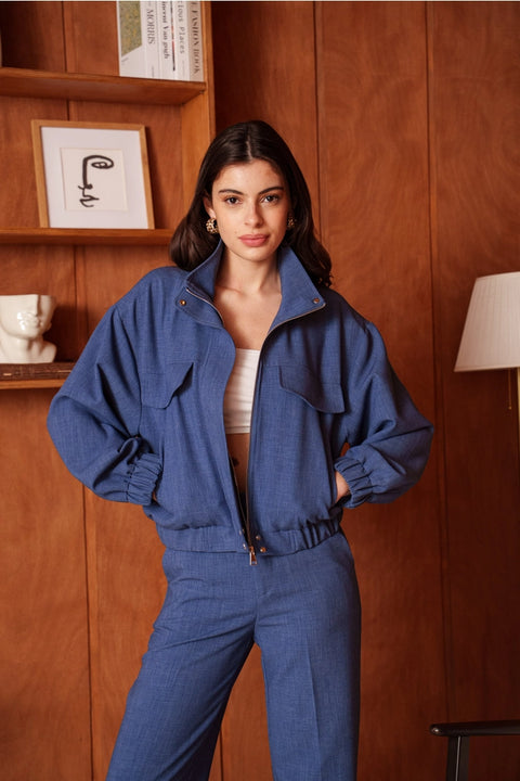 Aura High-Neck Bomber