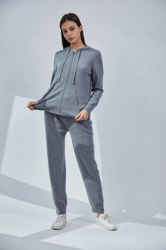 Cashmere Jogger-Joggers-Pissenlit-Heather Grey-S-Urbanheer