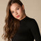 Mock Neck Crop Top-Clothing - Women-NIKIBIKI-Black-XS-Urbanheer