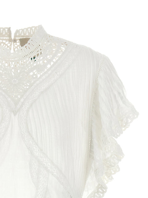 Farm Rio Openwork Detail Blouse