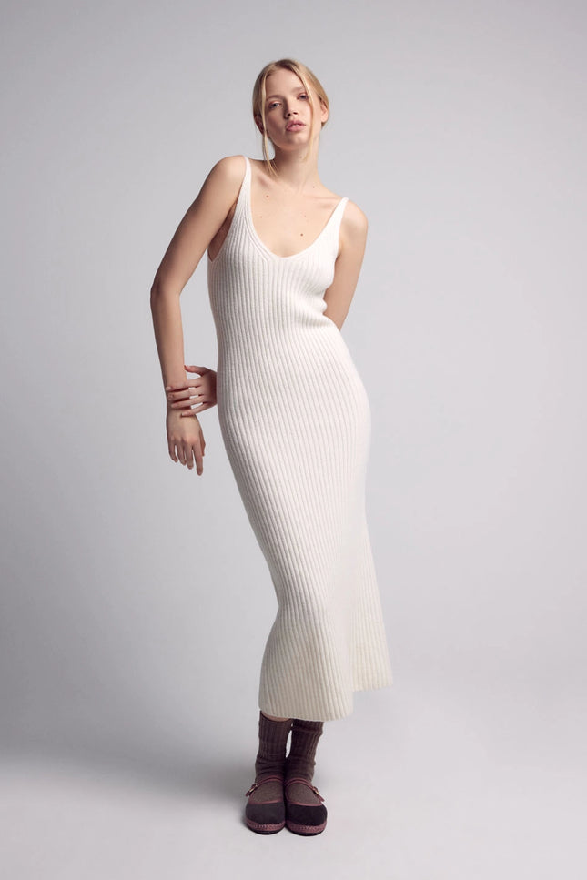 Gala Cashmere Knitted Dress-Clothing - Women-Leap Concept-Urbanheer