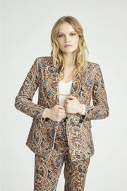 Relaxed Blazer X Poppin’ Paisley-Clothing - Women-Driftwood-XS-Urbanheer