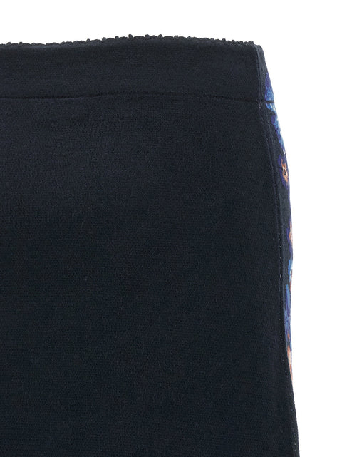 Farm Rio Bow Garden Knit Intarsia Skirt