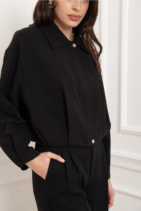 Aura Short Bomber Jacket