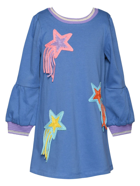 A-Line Dress w/ Star Trim Detail