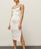 Ayres Ribbed Knit Dress-Dress-Crescent-IVORY-XS-Urbanheer