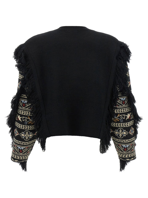 Farm Rio Cornely Embroidery Sweater