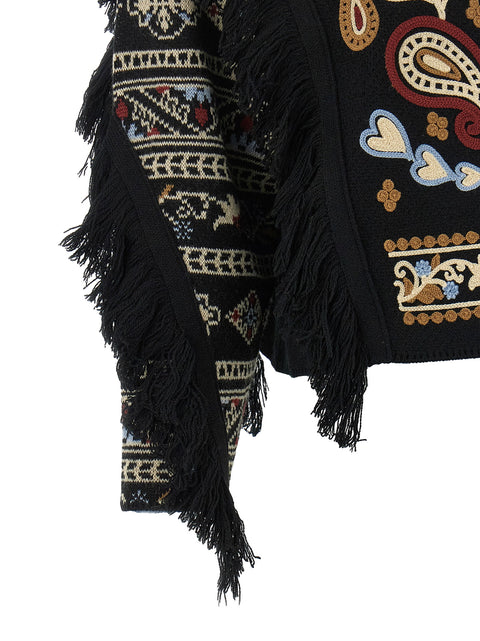 Farm Rio Cornely Embroidery Sweater