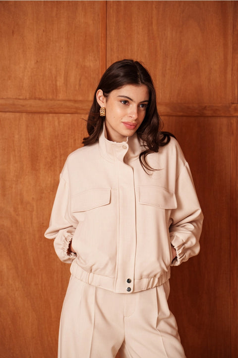 Aura High-Neck Bomber