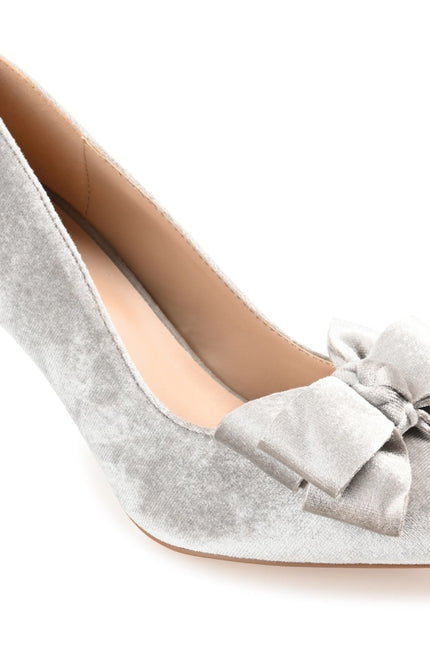 Journee Collection Women's Crystol Wide Width Pump-Shoes Pumps-Journee Collection-5.5-Grey-Urbanheer