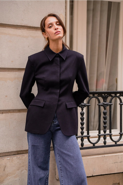 Ori Fitted Shirt-Jacket