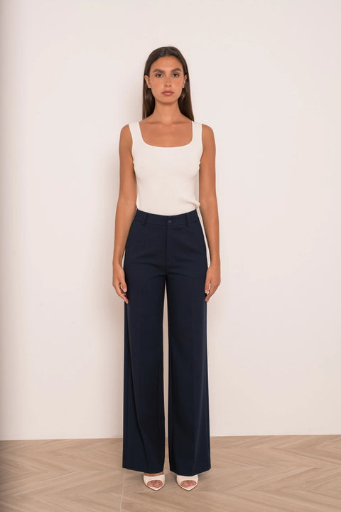 Diana Tailored Wide-Leg Trousers