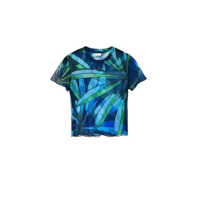 Desigual Women T-Shirt-Clothing - Women-Desigual-blue-S-Urbanheer