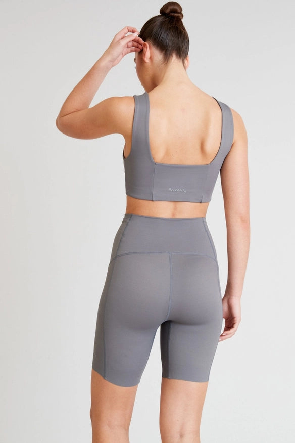 Hustle Square Neck Sports Bra (Greystone)-Sports bra-All Fenix-XS-Urbanheer