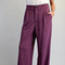 Pleated Elastic Back Waist Pants