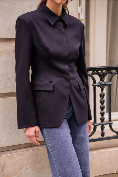 Ori Fitted Shirt-Jacket