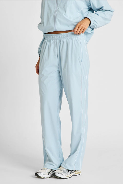 Spray Contrast Piping Wide Leg Pant