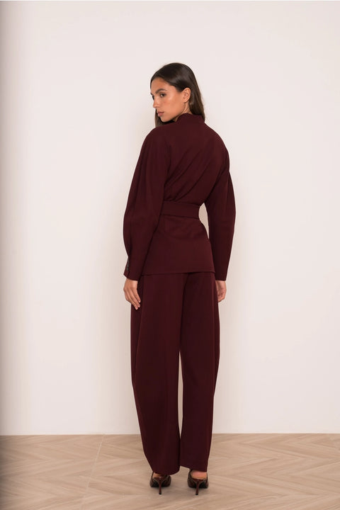 Ori Belted Kimono-Style Jacket
