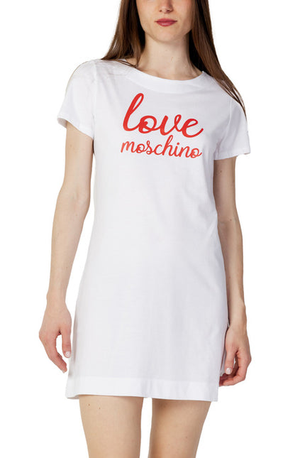 Love Moschino Women Dress-Love Moschino-white-38-Urbanheer