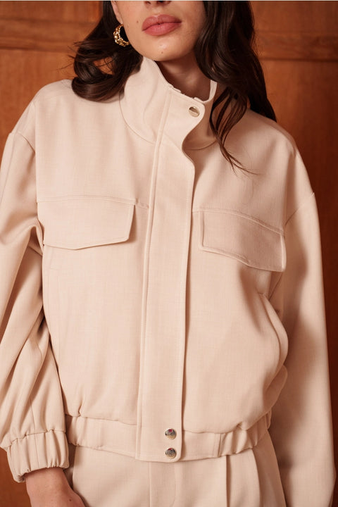 Aura High-Neck Bomber