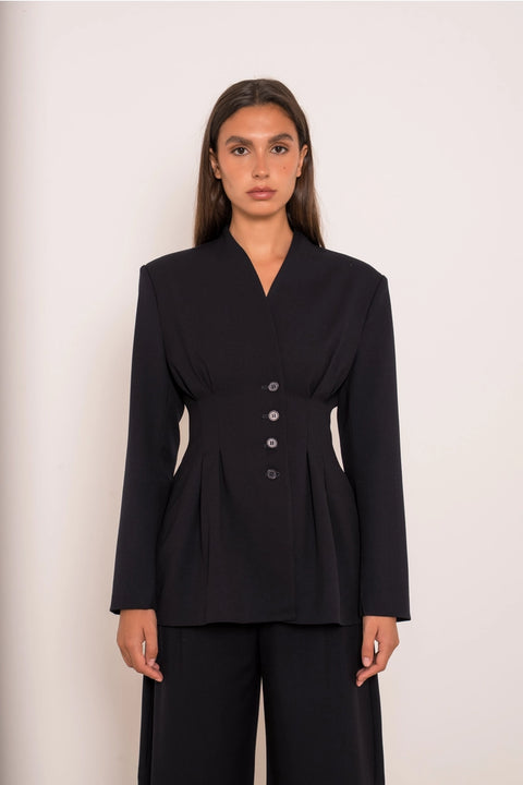 Ori Belted Peplum Jacket