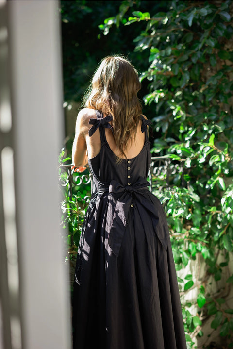 Bow Detail Woven Dress