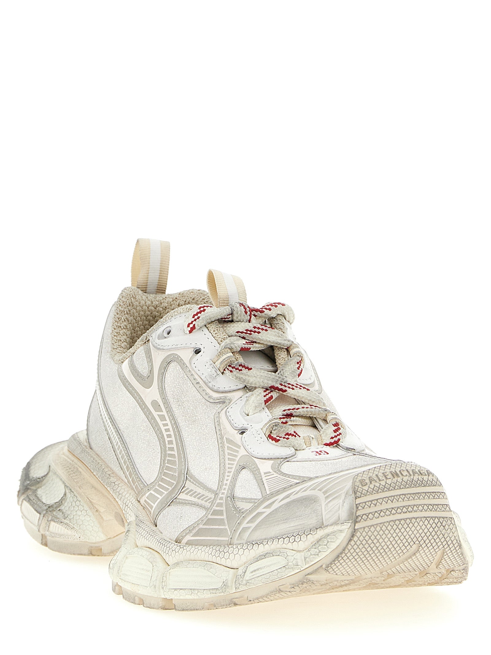 3XL Polyester Glitter Sneakers