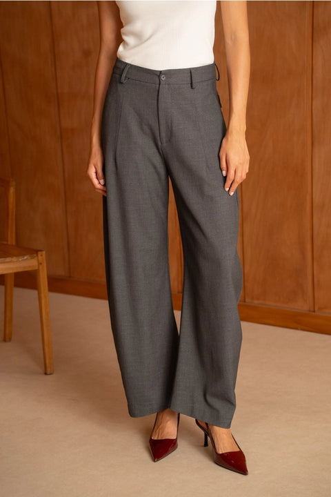 Ori Structured Wide Balloon Pants