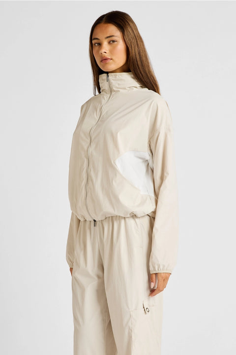 Spray Paneled Windbreaker