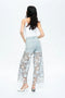 BAYEAS - HIGH RISE WIDE LEG JEANS WITH LACE SPLICED BLUE-Fashion-BAYEAS-LESLEY BLUE-26-Urbanheer