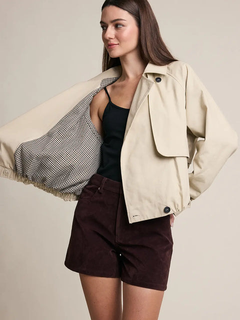 Modern Cape Short Jacket