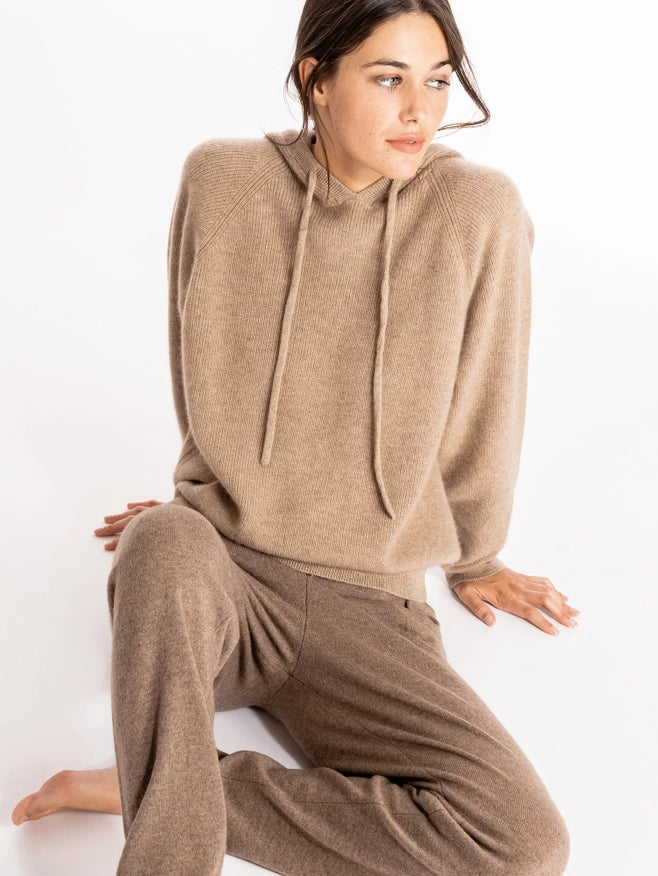 Cashmere Hoodie-Hoodie-Bel Cashmere-Oatmeal-S-Urbanheer