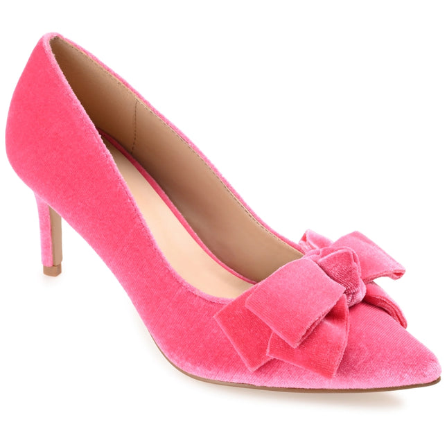 Journee Collection Women's Crystol Wide Width Pump-Shoes Pumps-Journee Collection-5.5-Pink-Urbanheer