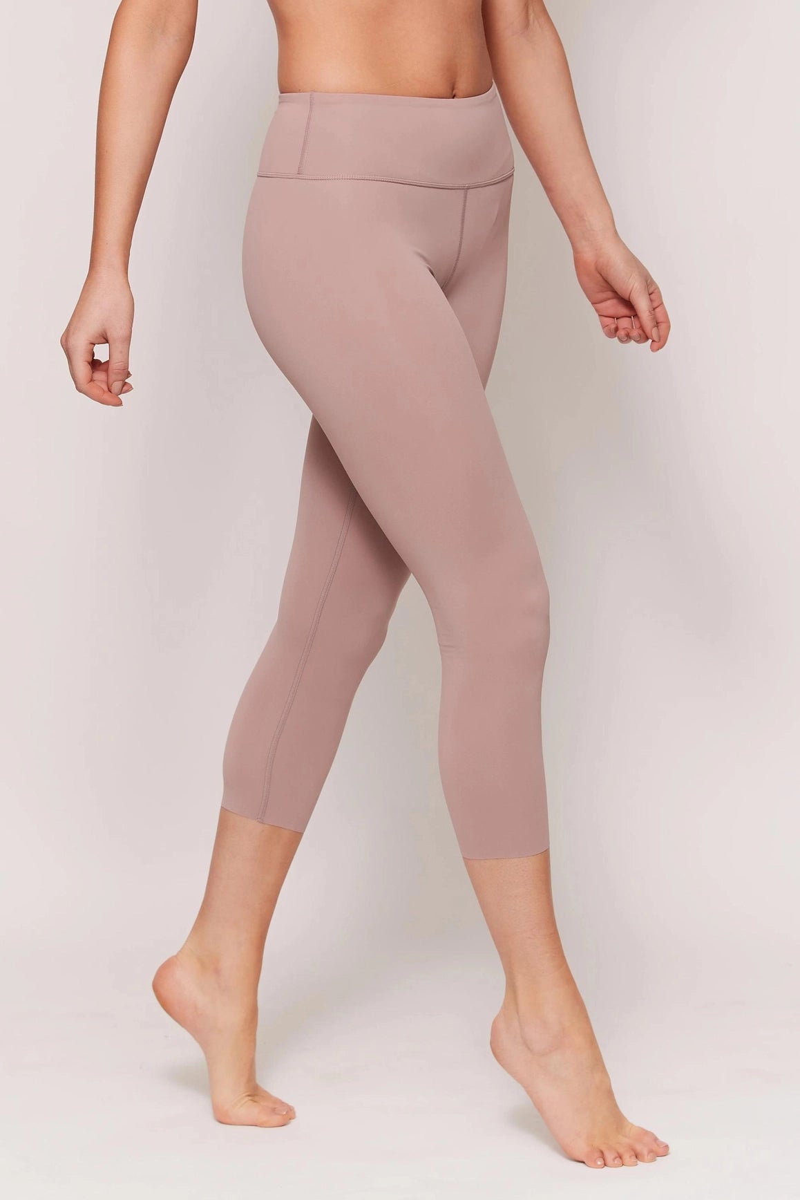 Desire - Crop Legging (Air Fabric) Mauve-Clothing - Women-Aurum-XS-Urbanheer