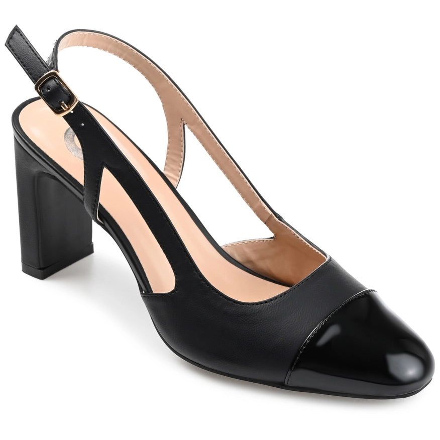 Journee Collection Women's Reignn Wide Width Pump-Shoes Pumps-Journee Collection-Black-5.5-Urbanheer