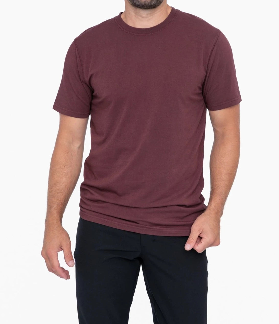 Pima Cotton Blend Short Sleeve Tee-Mono B-S-Denim-Urbanheer