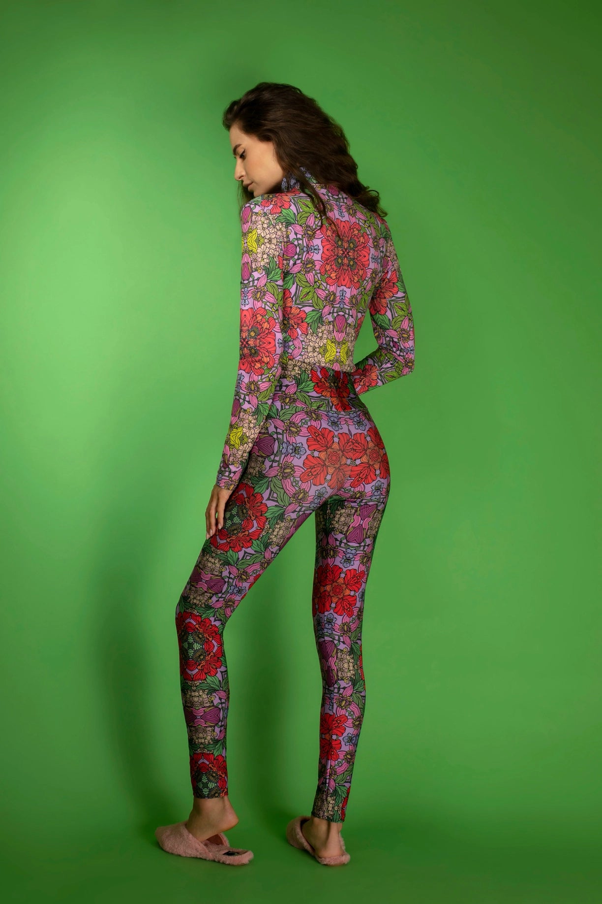 Botanic Illustrations Mystery Red Garden Women'S Leggings-Nuvula-XS-Urbanheer