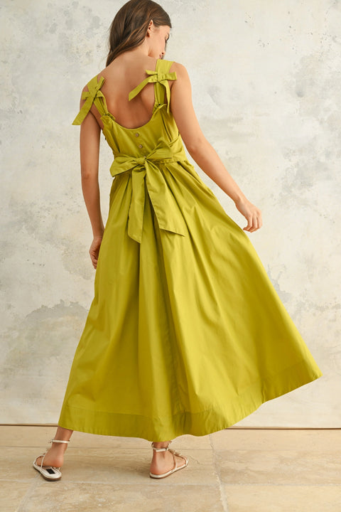 Bow Detail Woven Dress
