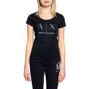 Armani Exchange Women T-Shirt-Topwear-Armani Exchange-black-XS-Urbanheer