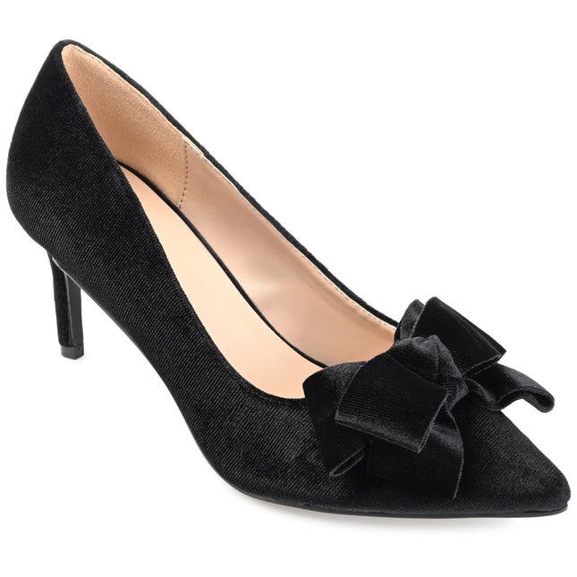 Journee Collection Women's Crystol Wide Width Pump-Shoes Pumps-Journee Collection-5.5-Black-Urbanheer