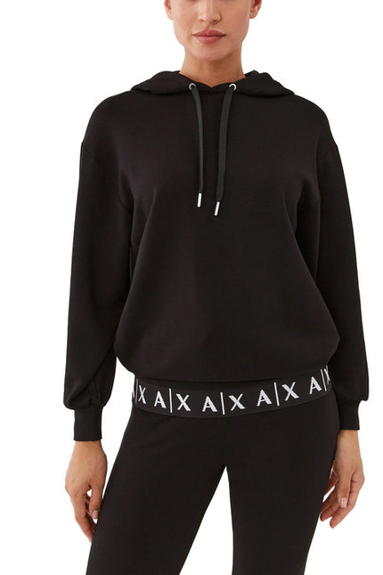 Armani Exchange Women Sweatshirts-Clothing Sweatshirts-Armani Exchange-black-XS-Urbanheer