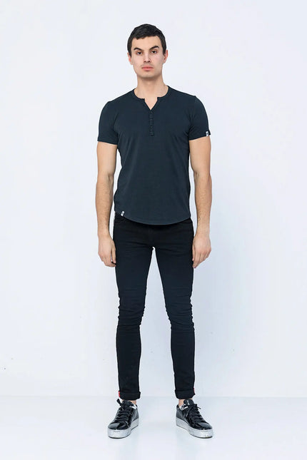 Rt Lux Black T-Shirt-Clothing - Men-Ron Tomson-Urbanheer