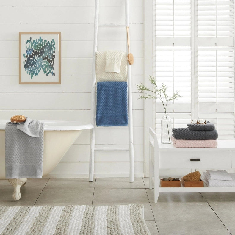 4 Pack Cotton Bath Towels - Grayson Collection-Towel-BH Collective-Pink-Urbanheer