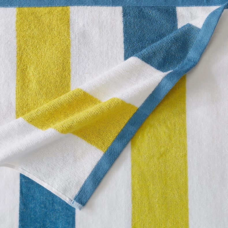 4 Pack Cotton Beach Towel - Sunset Bay Collection Blue / Yellow-Towel-BH Collective-30" x 60"-Urbanheer