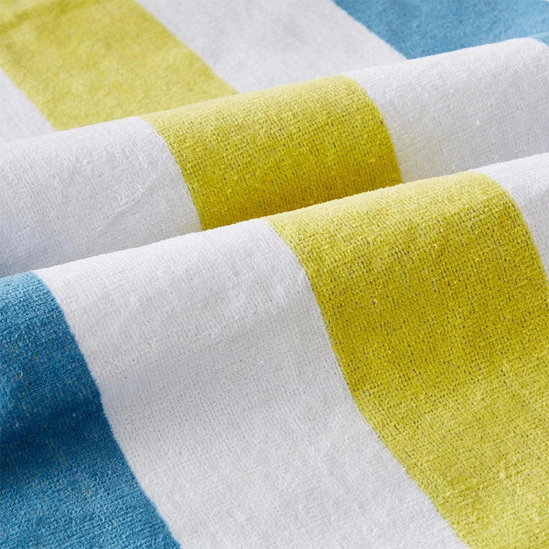 4 Pack Cotton Beach Towel - Sunset Bay Collection Blue / Yellow-Towel-BH Collective-30" x 60"-Urbanheer